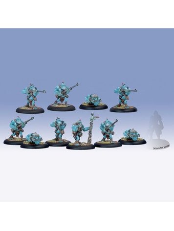 Hordes: Trollblood Pyg Bushwhackers Unit (White Metal)