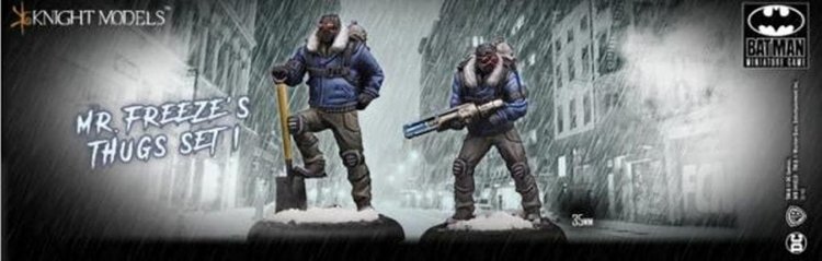 Batman Miniature Mr.Freeze and thugs set 1