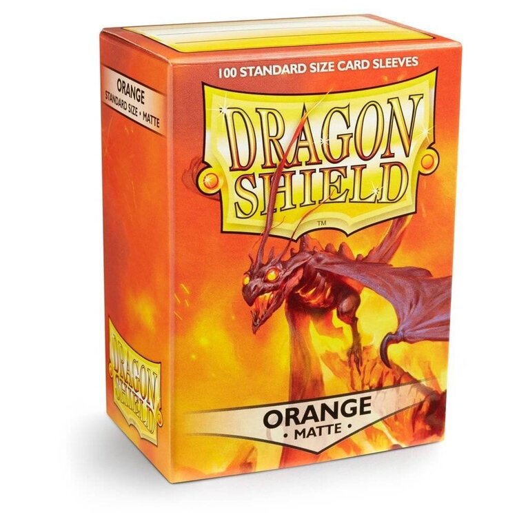 Arcane Tinmen Dragon Shields Matte: Orange