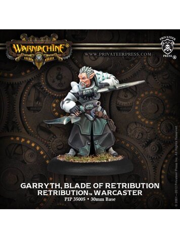 Warmachine Warmachine: Retribution of Scyrah Garryth, Blade of Retribution Warcaster