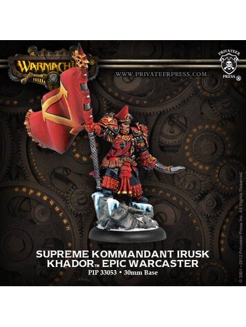 Warmachine Warmachine: Khador Supreme Kommandant Irusk Epic Warcaster