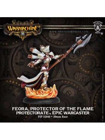 Warmachine Warmachine: The Protectorate of Menoth Feora, Protector of the Flame Epic Warcaster