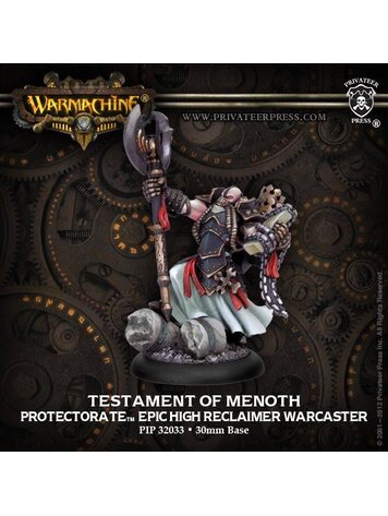 Warmachine Warmachine: The Protectorate of Menoth The Testament of Menoth Epic Warcaster
