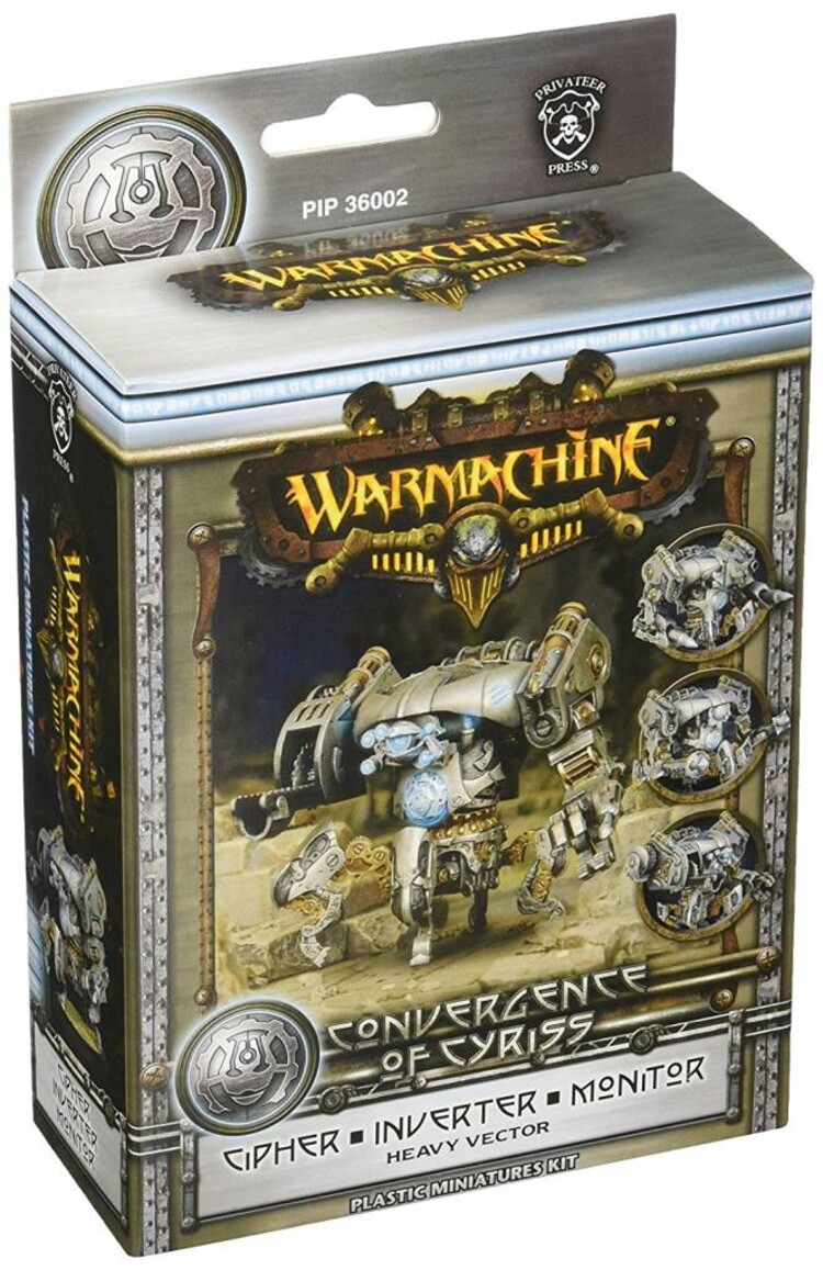 Warmachine: Convergence of Cyriss Cipher/Inverter/Monitor Heavy Vector (Plastic)