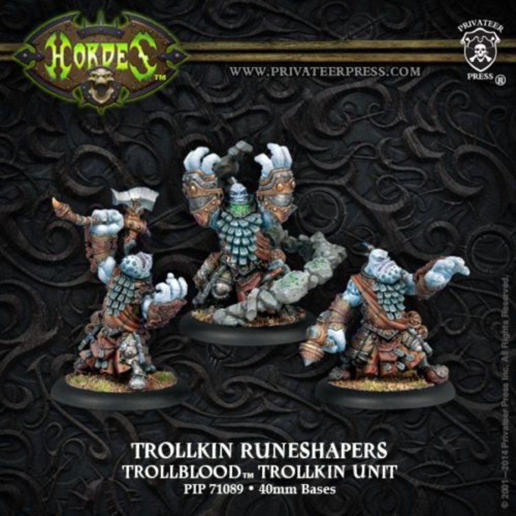 Hordes: Trollblood Trollkin Trollkin Runeshapers (3) Unit (Plastic)