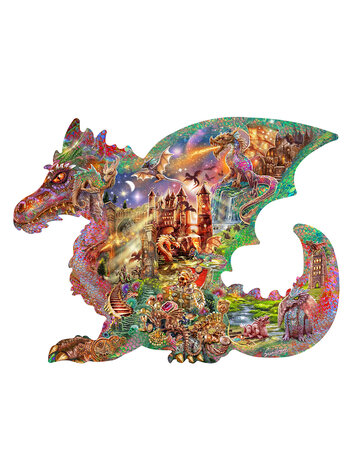 Dragon’s Castle  (1000 piece Jigsaw Puzzle - 35”x26.5”)