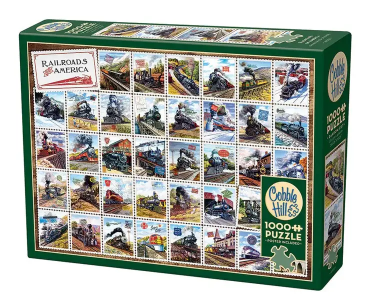 Cobble Hill Railroads of America  (1000 pc) 26.625 »x19.25 »