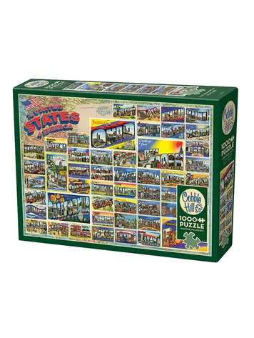 Cobble Hill Vintage American Postcards (1000 pces) 26.625 x19.25 »