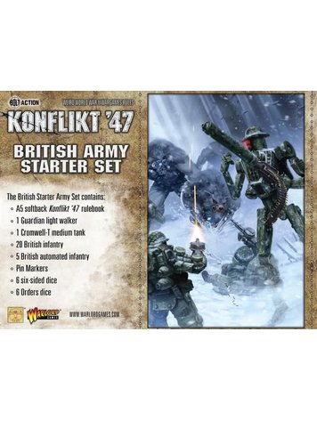 Warlord games Konflikt ‘47: British- Army Starter Set