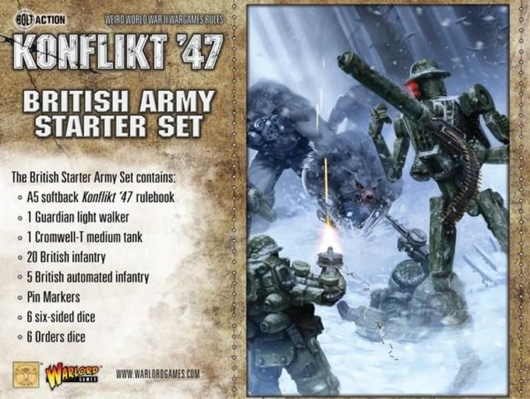 Warlord games Konflikt ‘47: British- Army Starter Set
