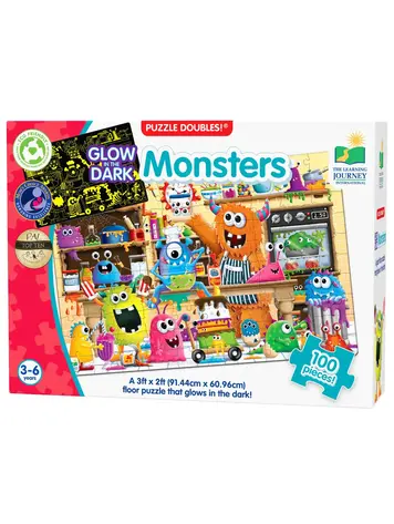 Glow in the Dark Monsters puzzle (100 pc)