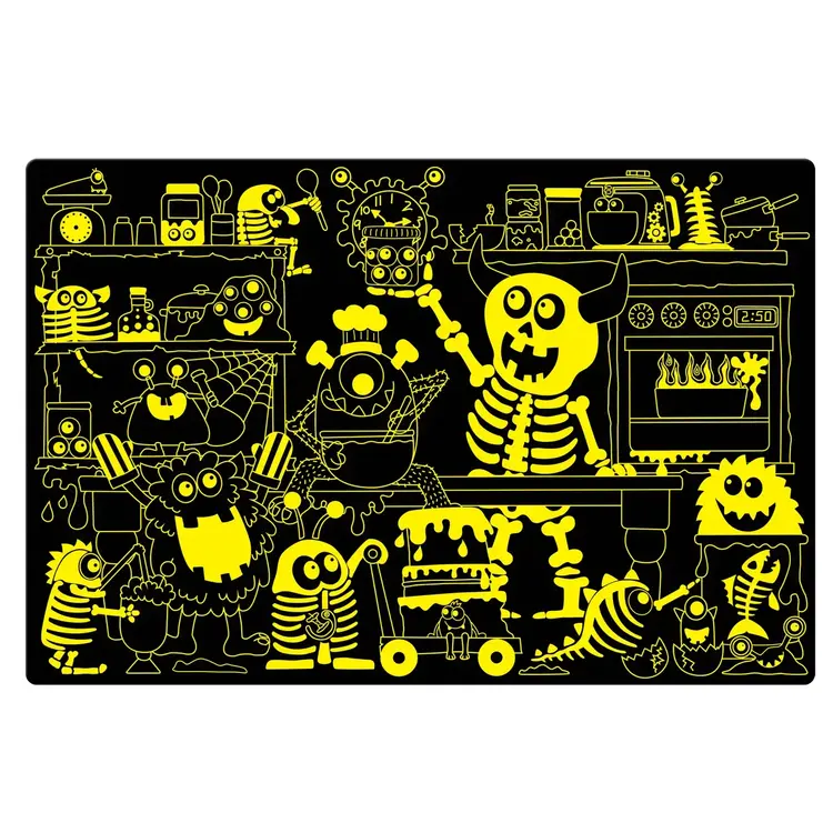Glow in the Dark Monsters puzzle (100 pc)