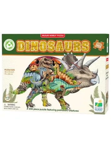 Wildlife World Puzzle Dinosaurs (200 pc)