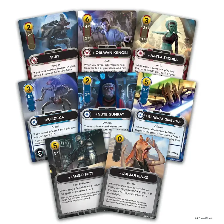Star Wars The Deckbuilding Game Clone Wars Edition