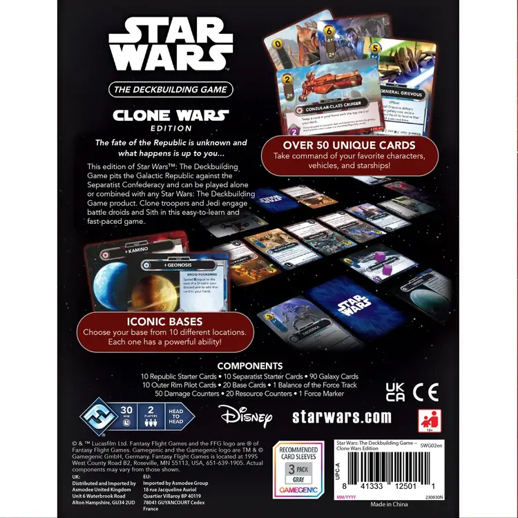 Star Wars The Deckbuilding Game Clone Wars Edition