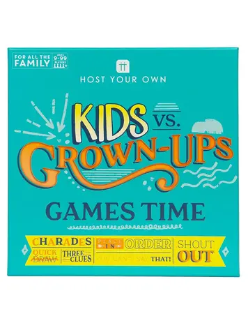 Host your own Kids vs Grown-Ups Game Time