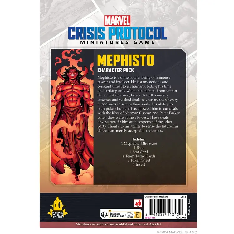 Marvel Crisis Protocol: Mephisto Character pack