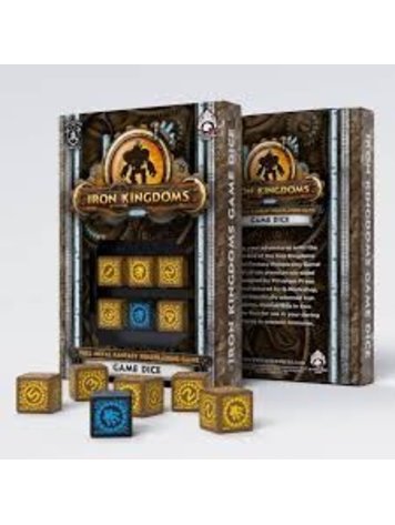 Q workshop Iron Kingdoms RPG dice set