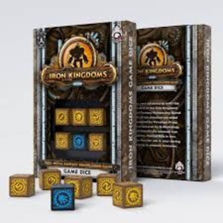 Q workshop Iron Kingdoms RPG dice set