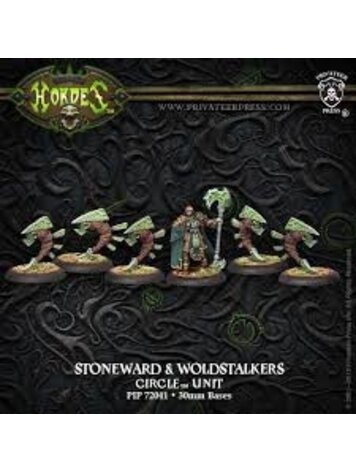 Hordes Hordes: Circle Orboros Druid Stoneward and Woldstalkers Unit