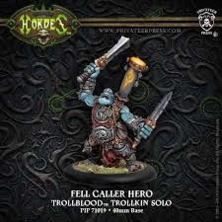 Hordes Hordes: Trollblood Fell Caller Hero Trollkin Solo