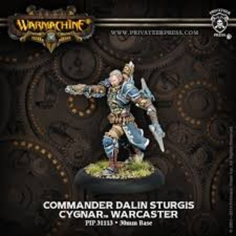 WM Cygnar Commander Dalin Sturgis
