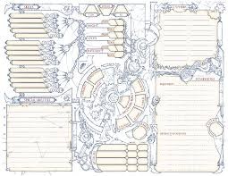 Monte cook Numenera RPG: Character Sheets