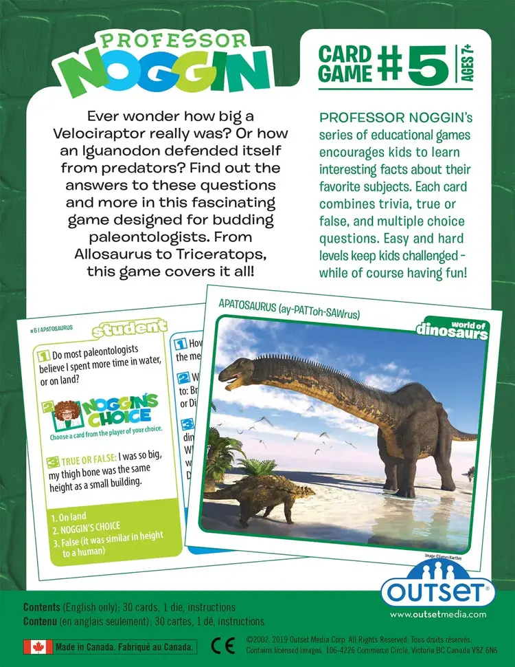 Professor Noggin #5: World of Dinosaurs