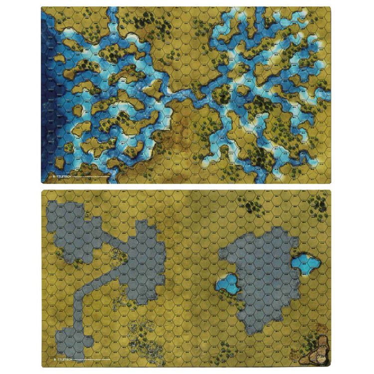 Battletecch: Savannah River Delta Battlemat