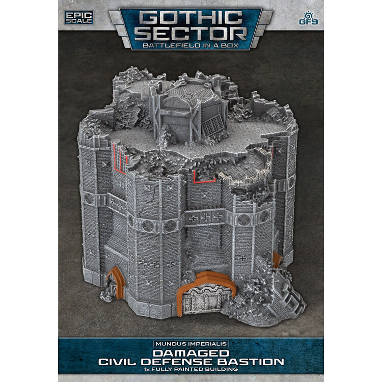 Battlefield in a Box Gothic Sector: Mundus Imperialis Damaged Civil Defense Bastion