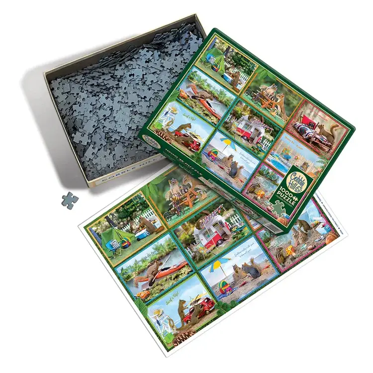 Cobble Hill Squirrels on Vacation Puzzle (1000 pcs)