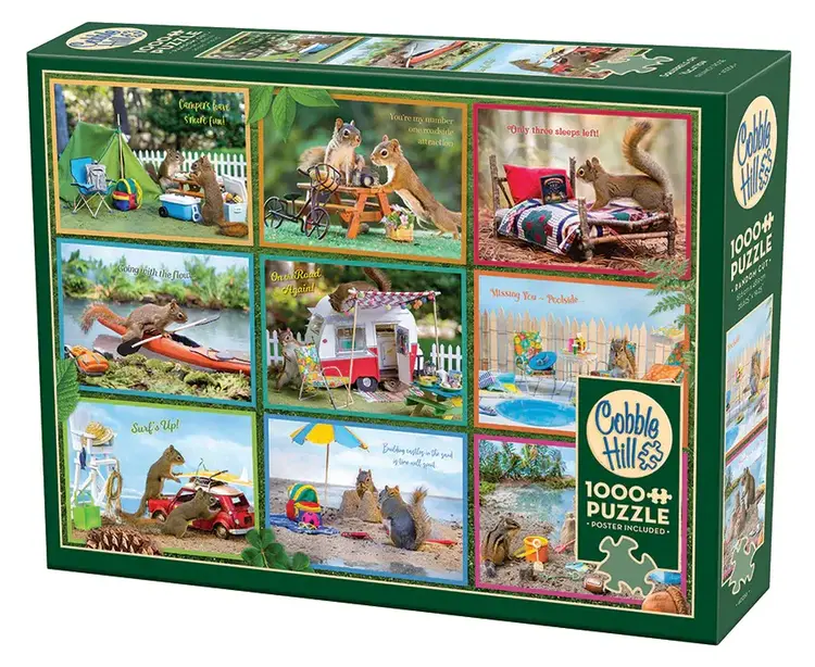Cobble Hill Squirrels on Vacation Puzzle (1000 pcs)