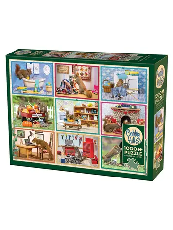 Cobble Hill Squirrels at home puzzle (1000pcs)