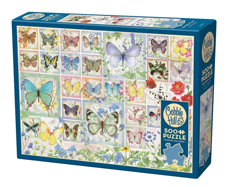 Cobble Hill Butterfly Tiles Puzzle (500 pcs)