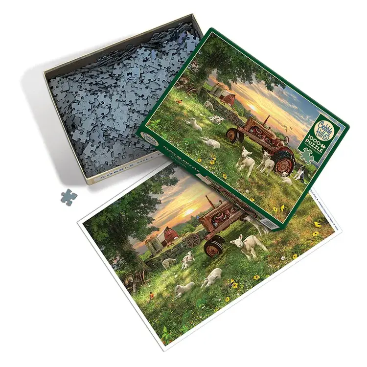 Cobble Hill Field at Sunrise puzzle (1000pcs)