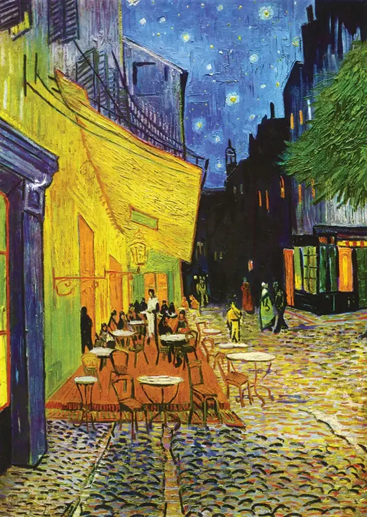 Outset Cafe Terrace at Night, Van Gogh puzzle (1000 pc)