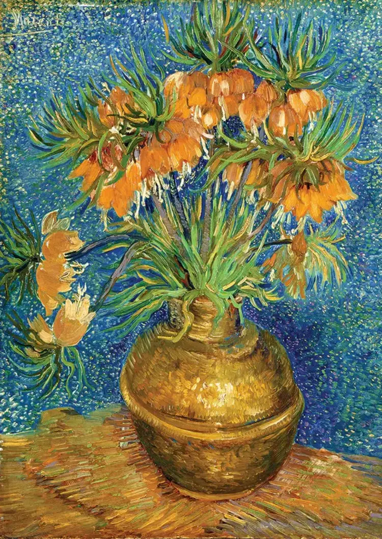 Outset Fritillaries in a Copper Vase, Van Gogh puzzle (1000 pc)