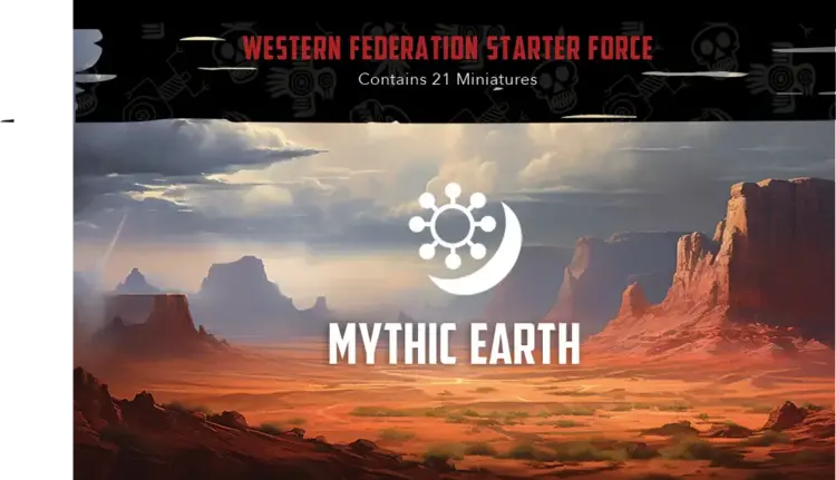 Western Federation Starter Force: Mythic Earth