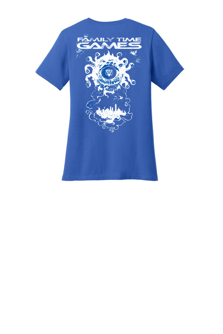 10 Year anniversary Blue/White shirt (Women)