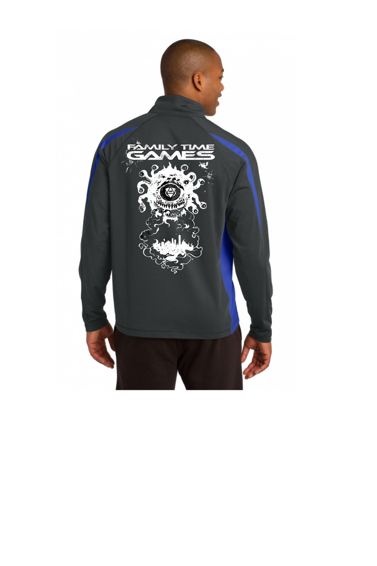 10 Year anniversary Sport Tek Charcoil/Blue Pullover