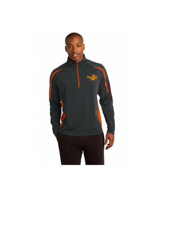 10 Year anniversary Sport Tek Charcoil/Orange Pullover