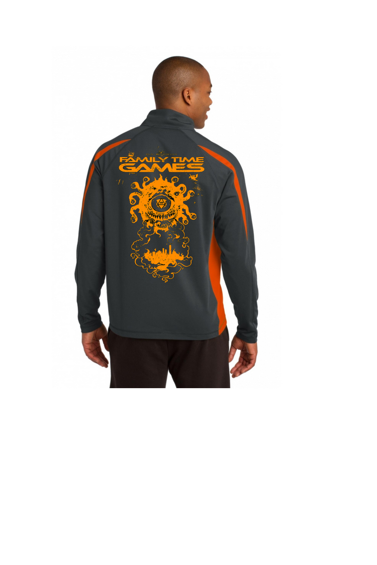 10 Year anniversary Sport Tek Charcoil/Orange Pullover