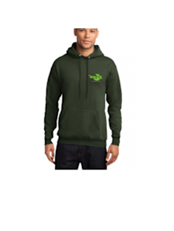 10 Year anniversary Olive/Lime Hoodie