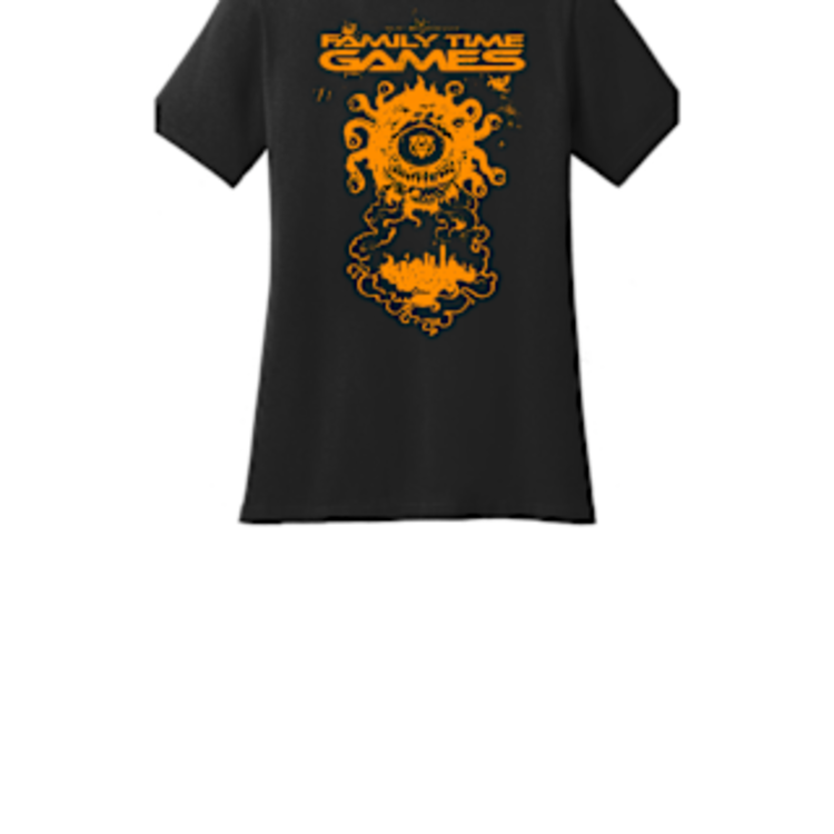 10 Year anniversary Black/Orange shirt (Women)