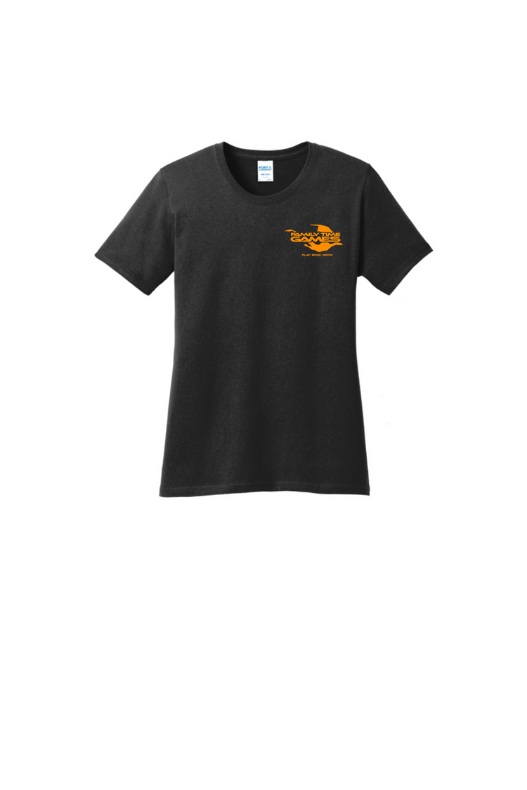 10 Year anniversary Black/Orange shirt (Women)