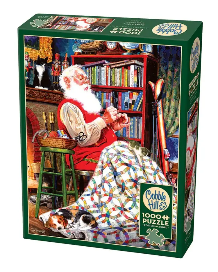 Cobble Hill Santa's Quilt puzzle (1000pcs)