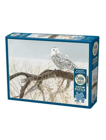 Cobble Hill Fallen Willow Snowy Owl puzzle (500pcs)