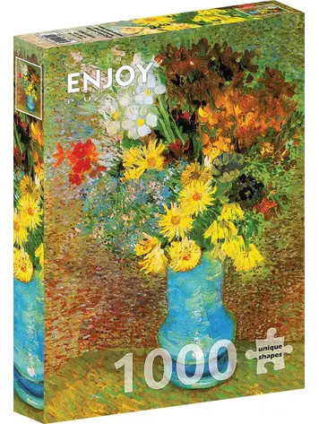 Outset Vase with Daisies & Anemones Van Gogh puzzle (1000 pcs)