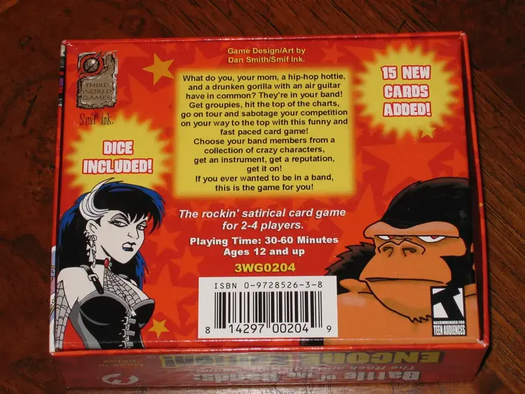 Vintage Battle of the Bands: the Rock & Roll Card Game (2004)