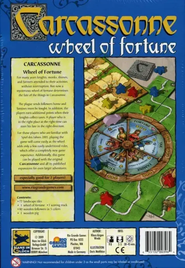 Vintage Carcassonne: Wheel of Fortune (2009)